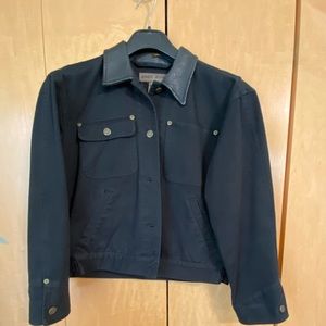 Ladies, black denim jacket